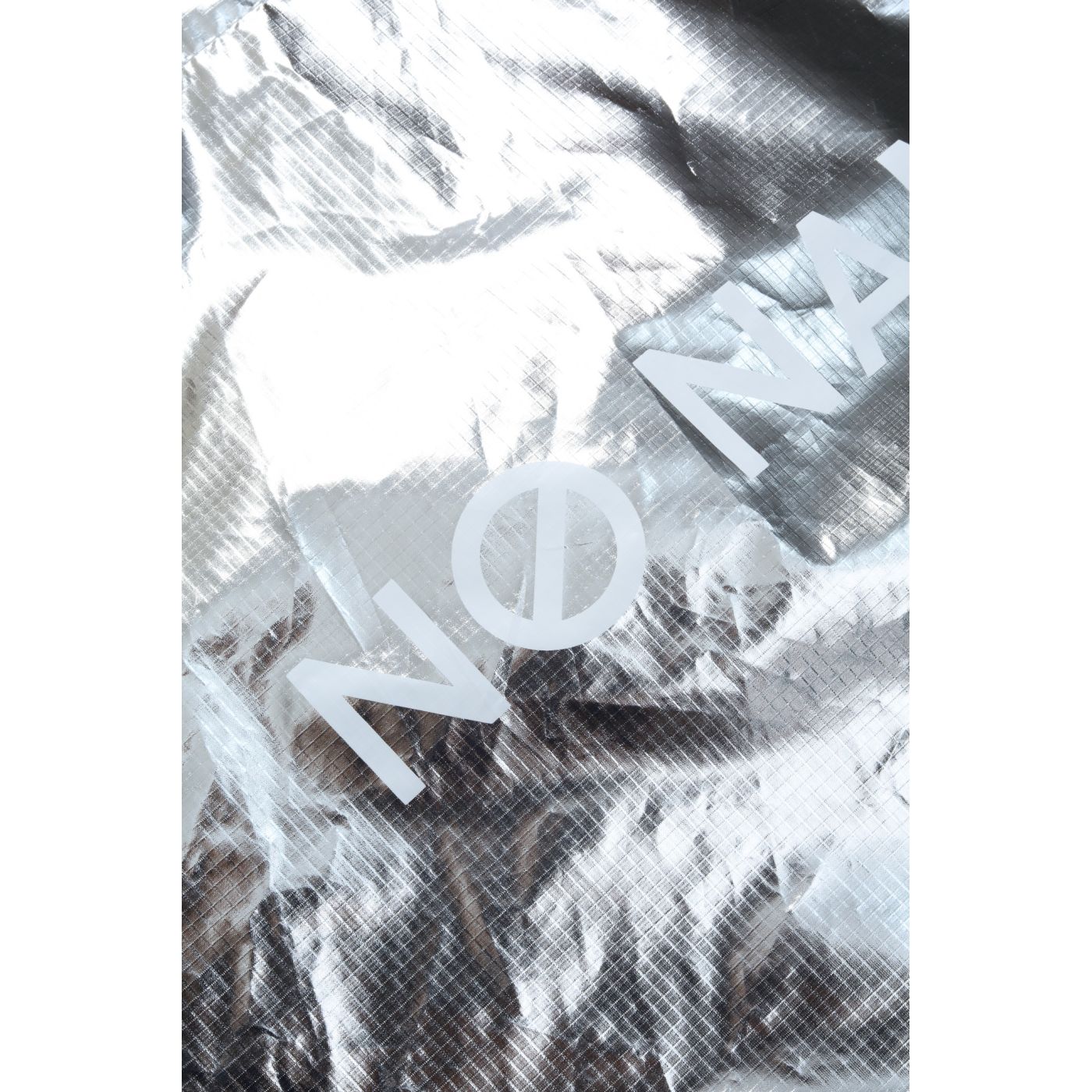 TOTE BAG - NYLON - SILVER